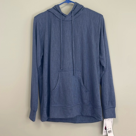Camille and Company Long Sleeve Top with Hoodie and included face covering/mask - Picture 1 of 9